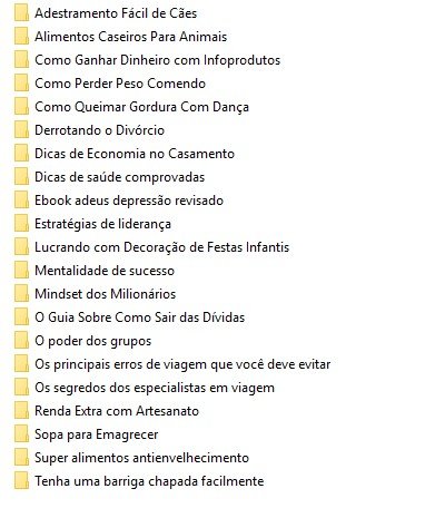 lista dos ebooks plrs