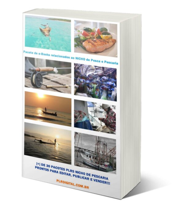 pacote ebooks plrs nicho pescaria