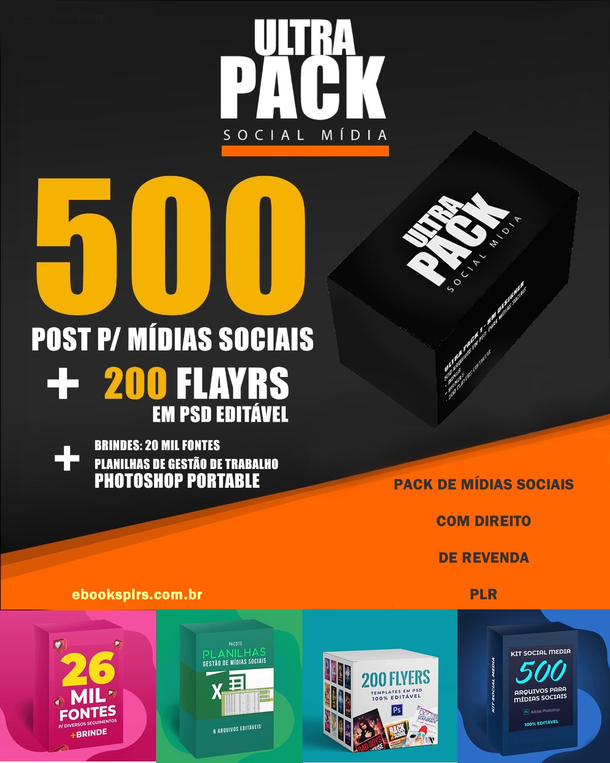 ultrapack 500 post instagram 200 flyers templates