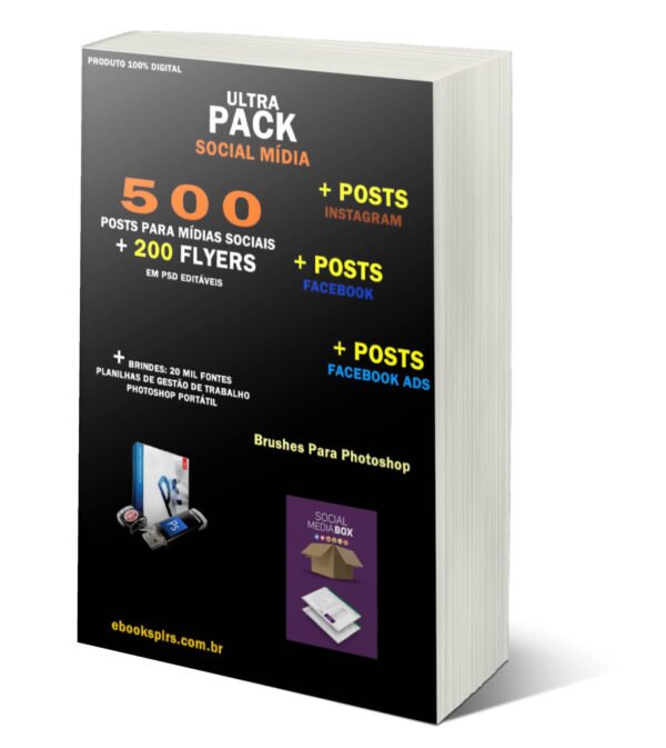 ultrapack 500 posts para midias sociais 1
