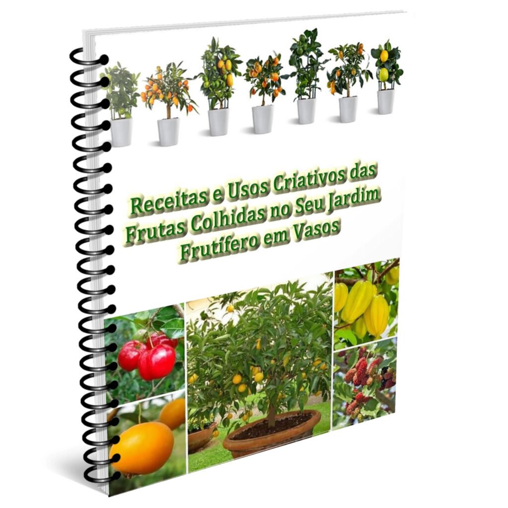 livro de receitas frutiferas em vasos